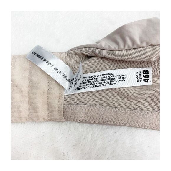 Torrid 46 B tan bra lightly lined slimming comfortable bra - Picture 9 of 10